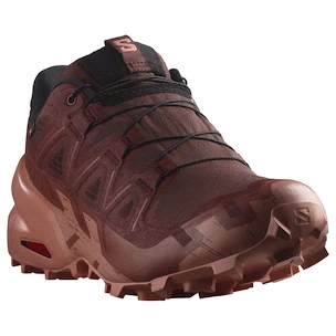 Damen Laufschuhe Salomon Speedcross 6 Gore-Tex Rum Raisin/Barn Red/Canyon Clay