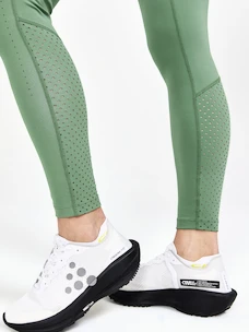 Damen Leggins Craft  Charge Perforated Green L