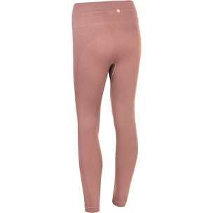 Damen Leggins Endurance  Flow Ribbed Seamless Tights Burnt Rose