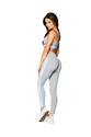 Damen Leggins Gym Glamour  High Waist Gray