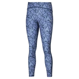 Damen Leggins Mizuno 7/8 Printed Tight Vintage Indigo