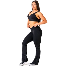 Damen Leggins Nebbia Bubble Butt Flared Pants 2.0 POWER LIFT 308 black