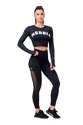 Damen Leggins Nebbia  Mesh leggings high waist 573 black