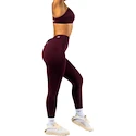 Damen Leggins Nebbia STRONG BEAUTY V-Cut Lace-Up Sculpting Leggings OWN YOUR POWER 426 dark red