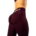 Damen Leggins Nebbia STRONG BEAUTY V-shaping Belt Leggings 425 dark red
