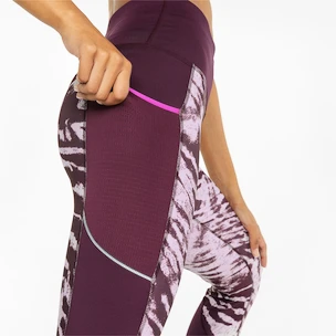 Damen Leggins Puma  Run 5K Graphic High Waist 7/8 Tight Grape Wine M