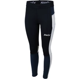 Damen Leggins Swix Motion Premium Dark Navy/Lake Blue