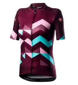 Damen-Radtrikot Castelli Unlimited W Jersey Sangria