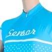 Damen-Radtrikot Sensor  Cyklo Dots Blue