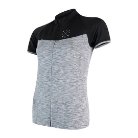 Damen-Radtrikot Sensor Cyklo Motion Grey/Black