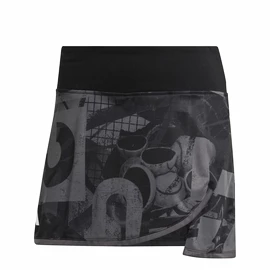 Damen Rock adidas Club Tennis Graphic Skirt Grey