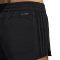 Damen Shorts adidas  Pacer 3-Stripes Woven Heather Shorts Black