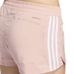 Damen Shorts adidas  Pacer Woven 3-Stripes Wonder Mauve