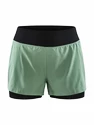 Damen Shorts Craft  Essence 2in1 Green