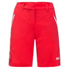 Damen Shorts Jack Wolfskin Overland Shorts Tulip Red