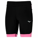 Damen Shorts Mizuno  BG3000 Mid Tight Black/Wild Orchid