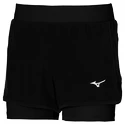 Damen Shorts Mizuno  ER 2in1 Short Black