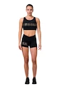 Damen Shorts Nebbia  Gold Print 828 black XS