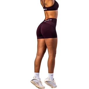 Damen Shorts Nebbia STRONG BEAUTY V-shaping Belt Shorts 428 dark red