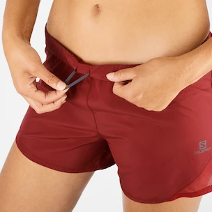 Damen Shorts Salomon Cross Rebel 4" Short Cabernet XL