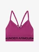 Damen Sport BH Under Armour Seamless Low Long Bra rosa Quartz