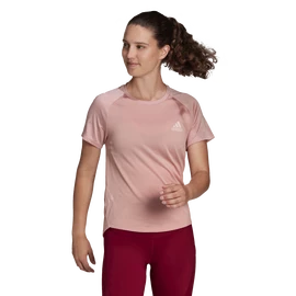 Damen T-Shirt adidas Adizero Tee Wonder Mauve