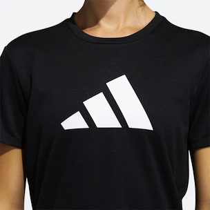 Damen T-Shirt adidas  Bos Logo Tee Black/White XS