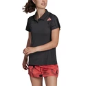 Damen T-Shirt adidas  Club Graphic Polo Grey