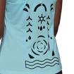 Damen T-Shirt adidas  Paris Y-Tank Primeblue Aqua