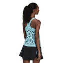 Damen T-Shirt adidas  Paris Y-Tank Primeblue Aqua