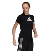 Damen T-Shirt adidas  Primeblue Designed 2 Move Logo Sport Black