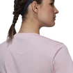 Damen T-Shirt adidas  Seamless Clear Pink