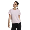 Damen T-Shirt adidas  Seamless Clear Pink