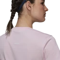 Damen T-Shirt adidas  Seamless Clear Pink