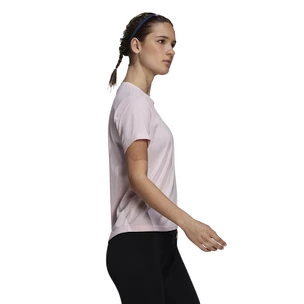 Damen T-Shirt adidas  Seamless Clear Pink