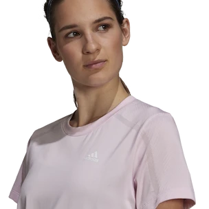 Damen T-Shirt adidas  Seamless Clear Pink