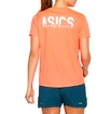 Damen T-Shirt Asics Katakana SS Top Coral