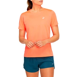 Damen T-Shirt Asics Katakana SS Top Coral