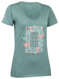 Damen T-Shirt Babolat  Exercise Message Tee Women Trellis M