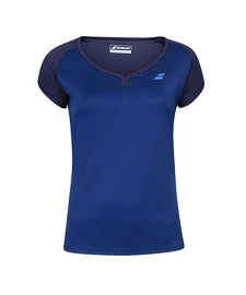 Damen T-Shirt Babolat Play Cap Sleeve Top Blue