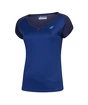 Damen T-Shirt Babolat  Play Cap Sleeve Top Estate Blue