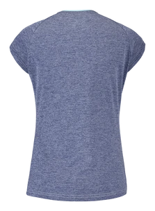 Damen T-Shirt Babolat  Play Cap Sleeve Top Women White/Blue