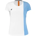 Damen T-Shirt Babolat  Play Cap Sleeve Top Women White/Blue Hthr