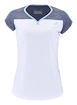 Damen T-Shirt Babolat  Play Cap Sleeve Top Women White/Blue M