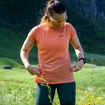 Damen-T-Shirt Bergans Floyen Wool Tee Orange