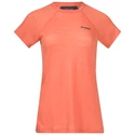 Damen T-Shirt Bergans  Floyen Wool Tee Orange