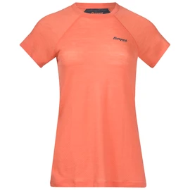 Damen T-Shirt Bergans Floyen Wool Tee Orange