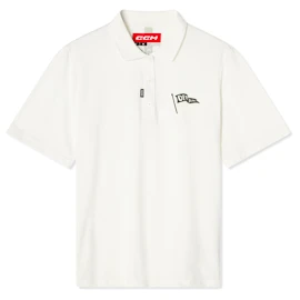 Damen T-Shirt CCM Golf Polo Solid Blanc
