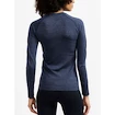 Damen T-Shirt Craft  Dry Active Comfort LS Navy Blue