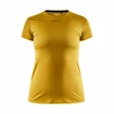 Damen T-Shirt Craft  Essence Slim SS Yellow
